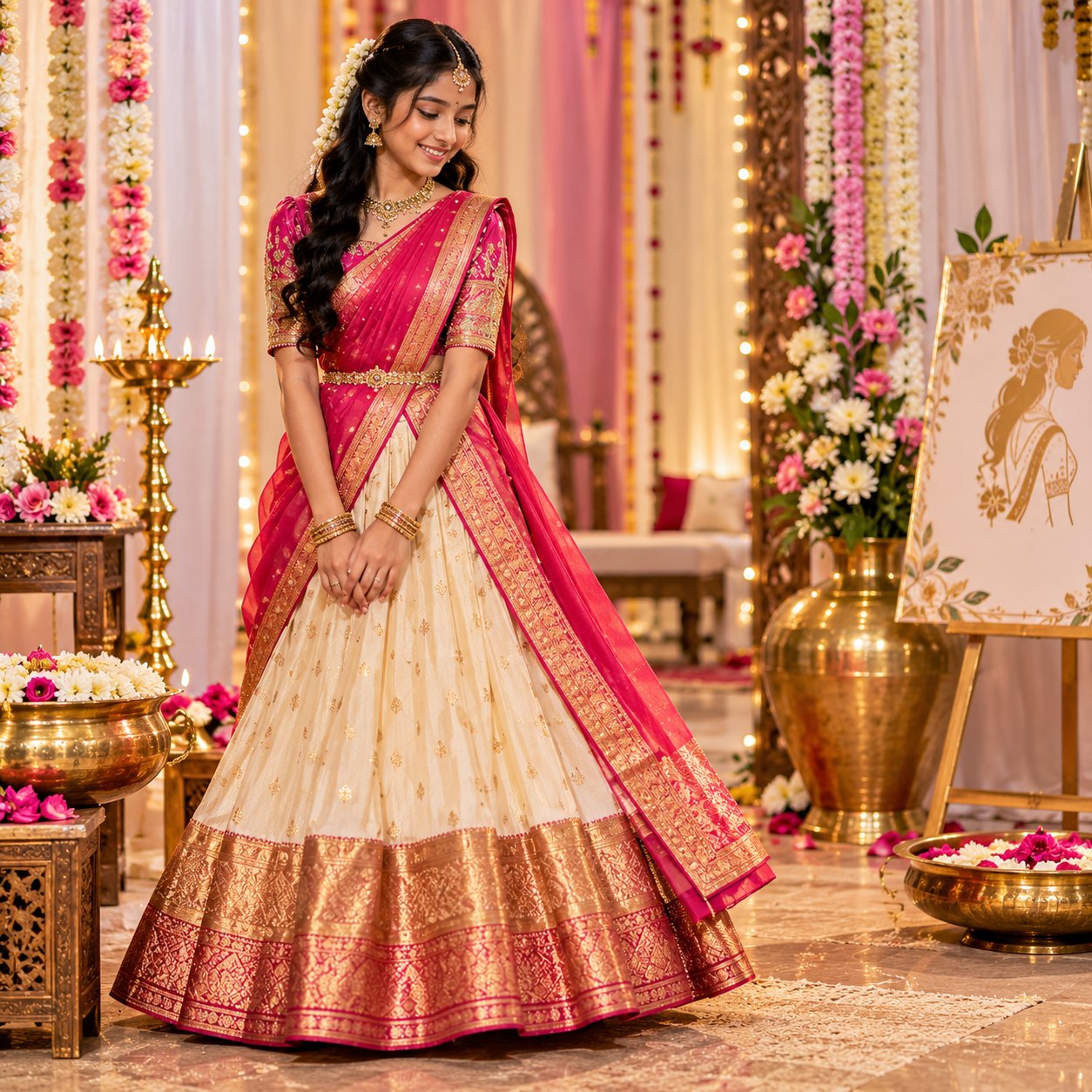 Half Saree