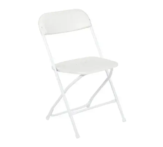 White Folding Chair